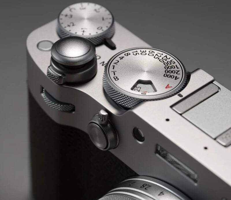 Close-up view of the Fujifilm X100VI Limited Edition camera